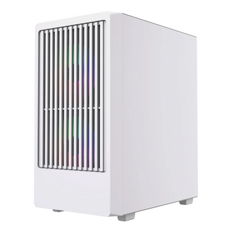  Корпус Powercase Mistral SM07 ARGB (CMMSM07W-A3), Tempered Glass, 3x120mm ARGB PWM fans, белый, mATX 