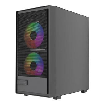  Корпус Powercase Mistral SM02 (CMMSM02B-L3), Tempered Glass, 3x120mm FRGB fans, чёрный, mATX 