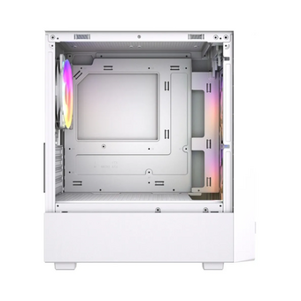  Корпус Powercase Mistral SM02 ARGB (CMMSM02W-A3), Tempered Glass, 3x120mm ARGB PWM fans, белый, mATX 