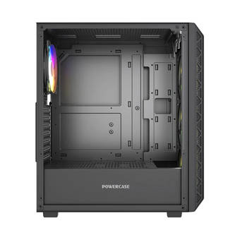  Корпус Powercase Mistral S4B ARGB (CMSB-A4), Tempered Glass, 4x 120mm ARGB PWM Fans, чёрный, ATX 