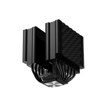  Кулер PcCooler RZ620Pro TC BK (265W, 4-pin PWM, 160mm, Al/Cu, 6x6mm, 2x120mm, 80CFM, 36.2dBA, 2400RPM, S: 1851/1700/1200/115X) 