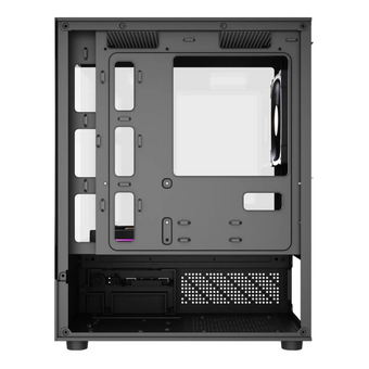  Корпус Powercase Vision Micro M1 ARGB (CVMM1B-A3), Tempered Glass, 3x 120mm ARGB fans, чёрный, mATX 