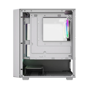  Корпус Powercase Mistral SM07 ARGB (CMMSM07W-A3), Tempered Glass, 3x120mm ARGB PWM fans, белый, mATX 