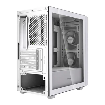  Корпус Powercase Mistral SM03 ARGB (CMMSM03W-A3), Tempered Glass, 3x120mm ARGB PWM fans, белый, mATX 
