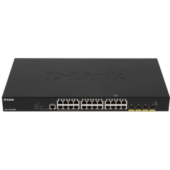  Коммутатор управляемый D-Link DGS-1250-28XMP/RU/A1A 24x1Гбит/с 4SFP+ 24PoE 370W 
