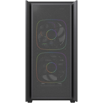  Корпус Powercase Mistral SM03 ARGB (CMMSM03B-A3), Tempered Glass, 3x120mm ARGB PWM fans, чёрный, mATX 