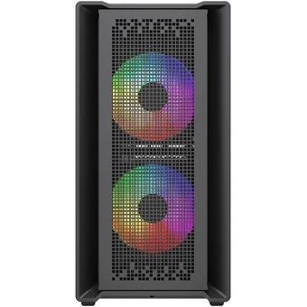  Корпус Powercase Mistral SM04 ARGB (CMMSM04B-A3), Tempered Glass, Front Nylon Filter, 3x120mm ARGB PWM fans, чёрный, mATX 