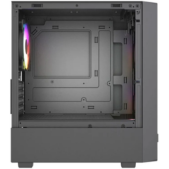  Корпус Powercase Mistral SM02 ARGB (CMMSM02B-A3), Tempered Glass, 3x120mm ARGB PWM fans, чёрный, mATX 