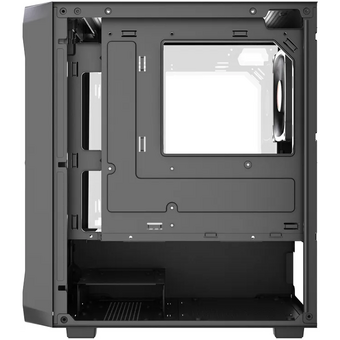  Корпус Powercase Mistral SM06 ARGB (CMMSM06B-A3), Tempered Glass, 3x120mm ARGB PWM fans, чёрный, mATX 