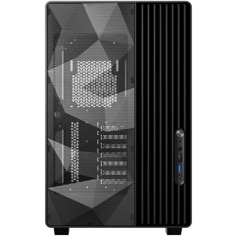  Корпус Powercase TX5 (CTX5AB-F0), TG, Type-C, No Fans, чёрный, ATX 