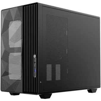  Корпус Powercase TX5 (CTX5AB-F0), TG, Type-C, No Fans, чёрный, ATX 