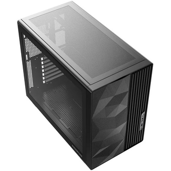  Корпус Powercase TX5 (CTX5AB-F0), TG, Type-C, No Fans, чёрный, ATX 