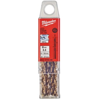  Сверло по металлу Milwaukee 4932373344 HSS-Co 5.5мм 10шт 