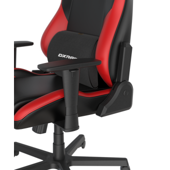  Кресло DxRacer OH/DL23/NR PU-кожа, Топ-Ган, подлокотники 3D чёрно-красное 