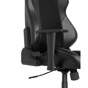  Кресло DxRacer OH/DL23/N PU-кожа, Топ-Ган, подлокотники 3D чёрное 