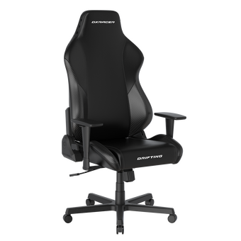 Кресло DxRacer OH/DL23/N PU-кожа, Топ-Ган, подлокотники 3D чёрное 
