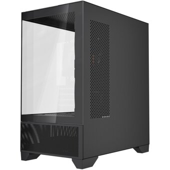  Корпус Powercase Vision Micro M4B (CVMM4B-A3), Tempered Glass, Type-C, 3x 120mm ARGB PWM Fan, чёрный, mATX 