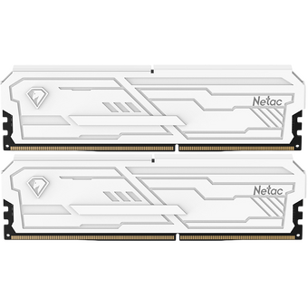  ОЗУ Netac Shadow III (NTSHD5P60DP-32W) White DDR5-6000 (PC5-48000) 32GB (2x16GB) C30 30-38-38-76 1.4V XMP Dual DIMM 