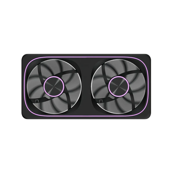  Вентилятор Formula Air Fusion 2 Reverse (air fusion 2 bk reverse), 2шт, 120мм, 4-pin, 1800об/мин, 39.11 дБ, ARGB, черный, Ret 