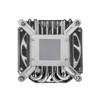  Кулер Foxline DB32i (125W, 4-pin PWM, 32mm, Al/Cu, 4x6mm, 1x90mm, 41.46CFM, 33dBA, 3400RPM, S 1851/1700/1200/115X, Black) 