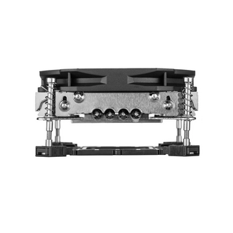  Кулер Foxline DB32i (125W, 4-pin PWM, 32mm, Al/Cu, 4x6mm, 1x90mm, 41.46CFM, 33dBA, 3400RPM, S 1851/1700/1200/115X, Black) 