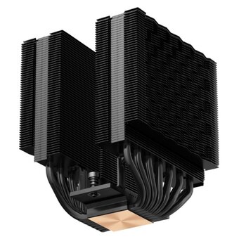  Кулер PCCOOLER RT720 TC (rt720tc-bknwyx-gl), 4-pin, нет подсветки, 120мм, черный, retail 