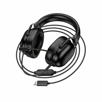  Наушники HOCO W113 Dynamic USB7.1 channel gaming headphones черный 