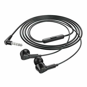  Наушники Hoco M102 Ingenious universal earphones with microphone black 