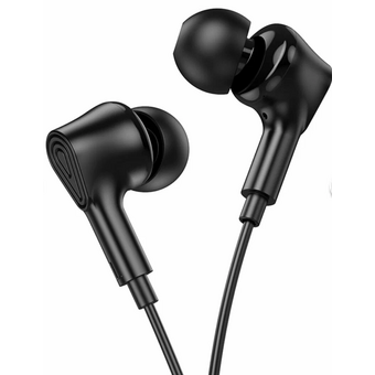  Наушники Hoco M102 Ingenious universal earphones with microphone black 