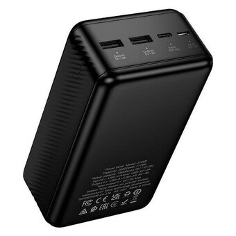  Аккумулятор внешний резервный HOCO J165B Honey power bank 30000mAh черный 