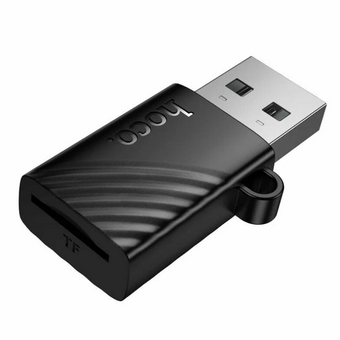  Переходник HOCO HB53 USB mini TF card reader 2.0 чёрный 