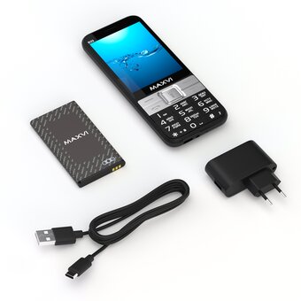 Мобильный телефон Maxvi B33 black 