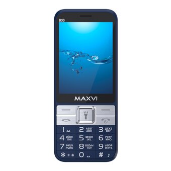  Мобильный телефон Maxvi B33 blue 