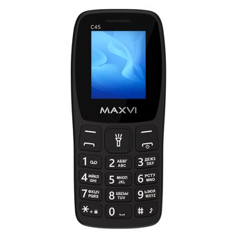  Мобильный телефон Maxvi C45 black 