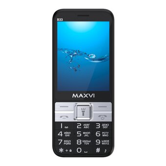  Мобильный телефон Maxvi B33 black 
