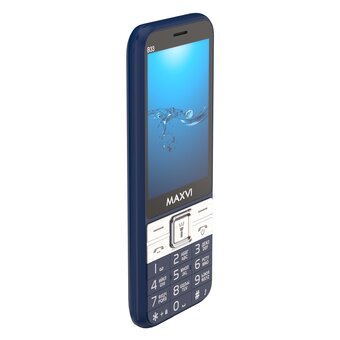  Мобильный телефон Maxvi B33 blue 