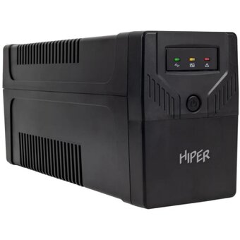  Линейно-интерактивный HIPER Atlas 650U 650VA/365W Розетки 2 CEE АКБ Свинцово-кислотная, 12В/7Ач USB комм 