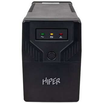  Линейно-интерактивный HIPER INLine LN-650F 650VA/365W Розетки 4 IEC АКБ Свинцово-кислотная, 12В/7Ач 