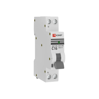  Дифавтомат EKF АВДТ-63М PROxima (D636EA16C30) 