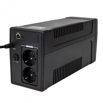  Линейно-интерактивный HIPER Atlas 1000U 1000VA/500W Розетки 2 CEE АКБ Свинцово-кислотная, 12В/9Ач USB комм 