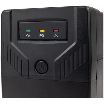  Линейно-интерактивный HIPER Atlas 650U 650VA/365W Розетки 2 CEE АКБ Свинцово-кислотная, 12В/7Ач USB комм 