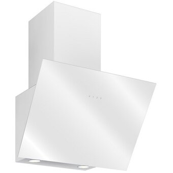  Вытяжка Elikor Антрацит 60П-650-Е3Д белый/белое стекло сенсорное (1 мотор) 