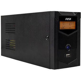  Линейно-интерактивный HIPER Neo LT-1000US 1000VA/500W Розетки 2 CEE АКБ LiFePO4, 77Втч Дисплей, USB зарядка 