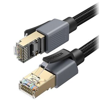  Кабель сетевой UGREEN NW343 (85731) Cat8 F/FTP Ethernet Cable 5м черно-серый 