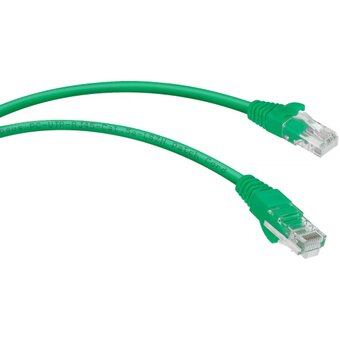  Патч-корд Cabeus PC-UTP-RJ45-Cat.5e-3m-GN-LSZH неэкранированный, зеленый 