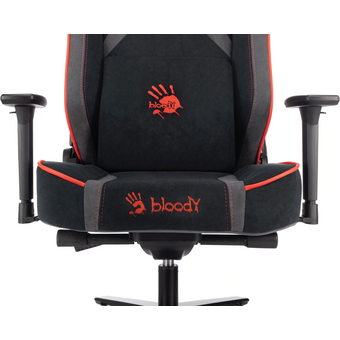  Кресло A4Tech Bloody GC-680 серый/черный искусственная замша крестов. металл 