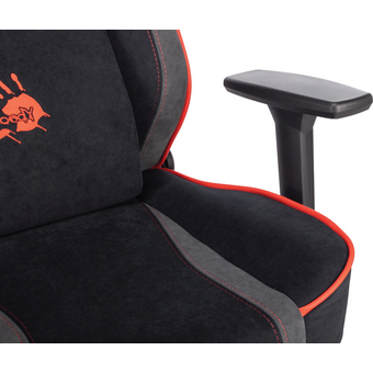  Кресло A4Tech Bloody GC-680 серый/черный искусственная замша крестов. металл 