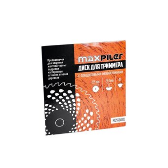  Диск Maxpiler MX25504001 твердосплавный 40 зуб. для триммера 