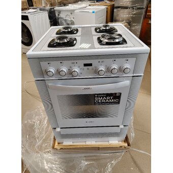  УЦ Кухонная плита Gefest 6502-03 0242 белый (плохая упаковка, вмятина на корпусе) 