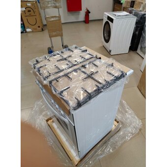  УЦ Кухонная плита Gefest 6502-03 0242 белый (плохая упаковка, вмятина на корпусе) 